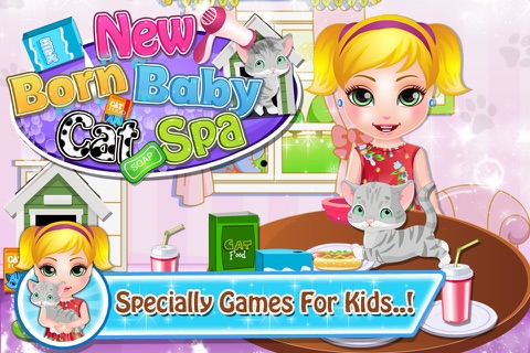 New Born Baby Cat Spa screenshot 4