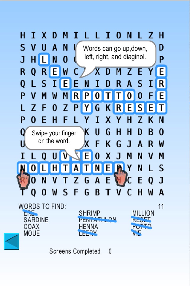 Word Search Blitz, blitz rounds of wordsearch screenshot 2