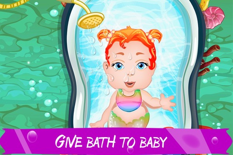 Mermaid New Baby Born and Baby Care Free Games screenshot 4