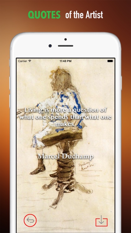 Marcel Duchamp Paintings HD Wallpaper and Quotes screenshot-3