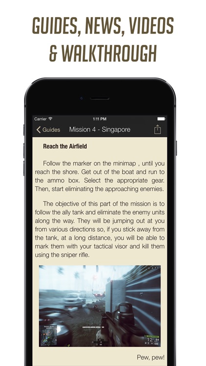 Pocket Wiki for Battlefield 4 screenshot-4