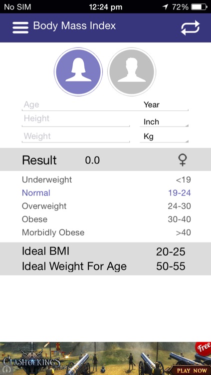 BMI Calculator - Body Mass Index screenshot-3
