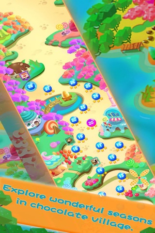 Chocolate Crush - 3 match puzzle splash burst game screenshot 4