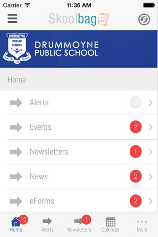 Drummoyne Public School - Skoolbag screenshot 2