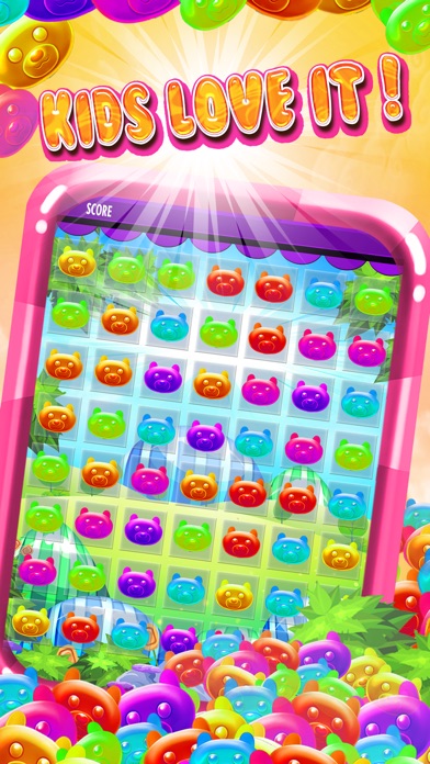 CANDY GUMMY BEARS MATCH-3 - DROP THE YUMMY MANIA IN KIDS SAGA HD FREE 1.0 IOS