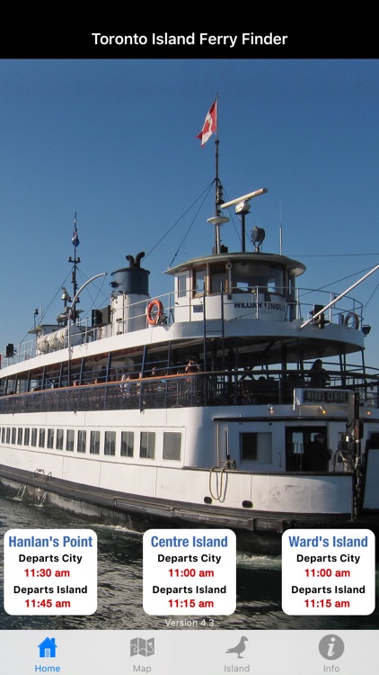 Toronto Island Ferry Finder