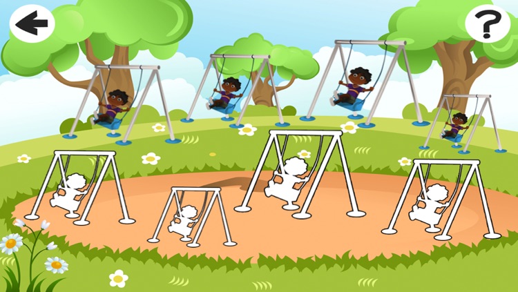 A Sort By Size Game for Children: Learn and Play with Children at a Playground screenshot-4