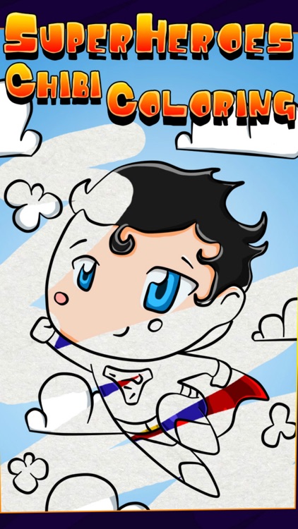 SuperHeroes Chibi Coloring Pro by LLC It Works