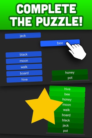 Word Stack : A word association brain game screenshot 2