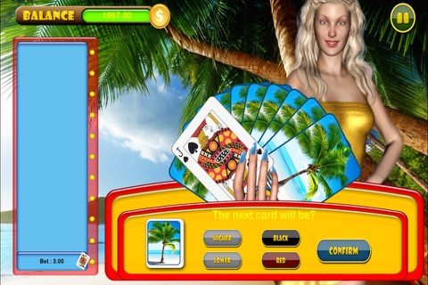 Summer Tropical Paradise Kingdom Hi-Lo screenshot 2