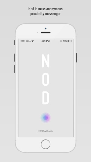 Nod - anonymous proximity messenger(圖1)-速報App