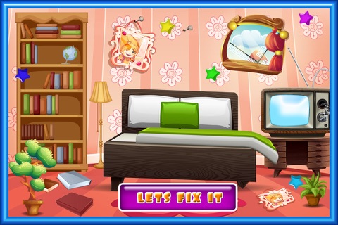 House Makeover – Fix the home accessories & clean up the rooms in this kid’s game screenshot 4