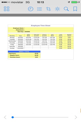 OffiDocs XLS DOC PPT editor screenshot 2