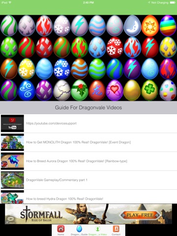 Guides For DragonVale HD screenshot 3