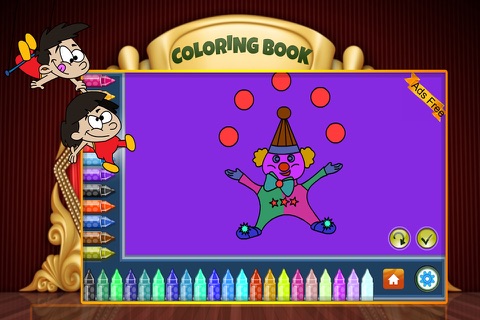 Coloring Book Circus screenshot 3