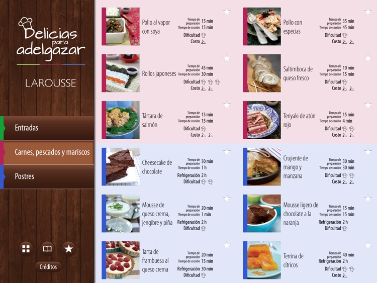 Delicias para adelgazar