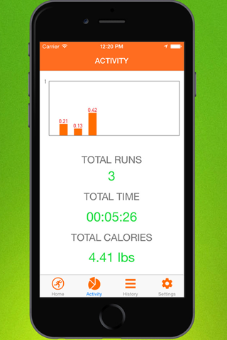 RunBabyRun Fitness App screenshot 2