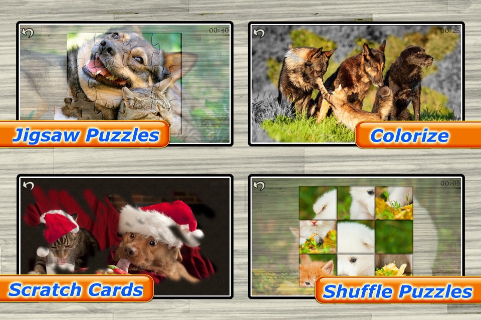 Cute Pets - Real Dogs and Cats Picture Puzzle Games for kids screenshot 3