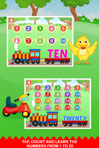 Babli The Numbers Train Free - Tap, Explore and Learn counting from 1 to 20 screenshot 4