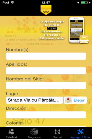 PideTaxi Guadalajara screenshot 2