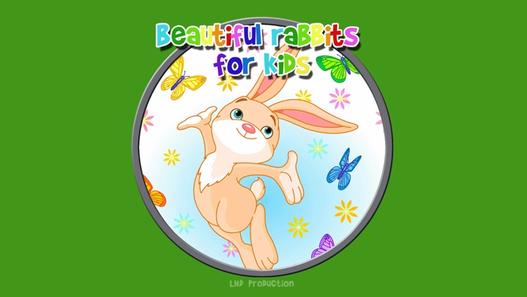 beautiful rabbits for kids - free game screenshot-0