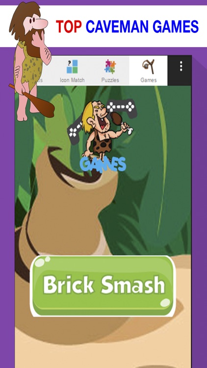 Silly Caveman Games for Toddlers - Stone Puzzles and Sounds