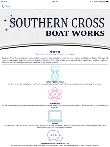 Southern Cross Boat Works HD screenshot 3