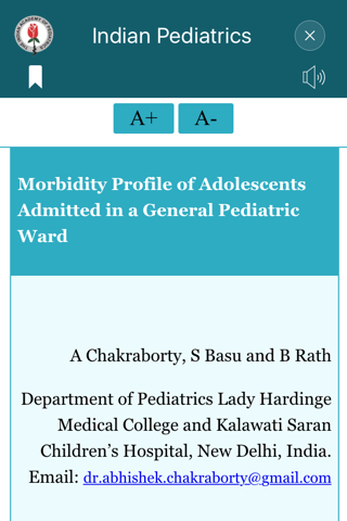 Indian Pediatrics screenshot 2