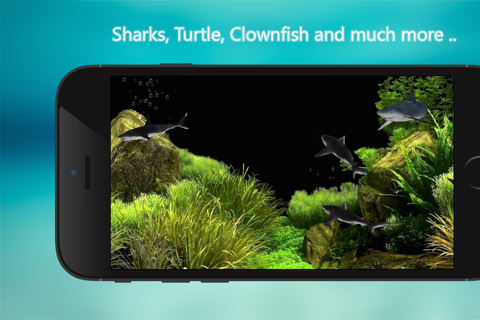 Tanked Aquarium 3D - Relaxing Tropical Scenes with Coral Reef, Sharks & Fish Tank screenshot 3