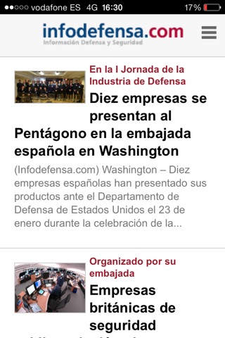 Infodefensa España screenshot 3
