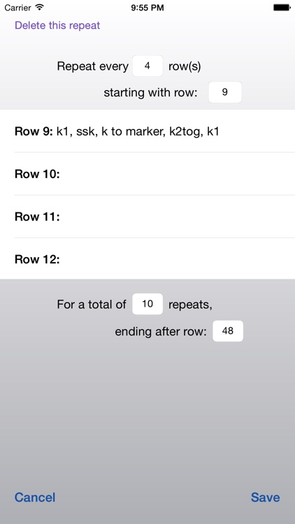 Knitamus knitting project manager connects to Ravelry screenshot-3
