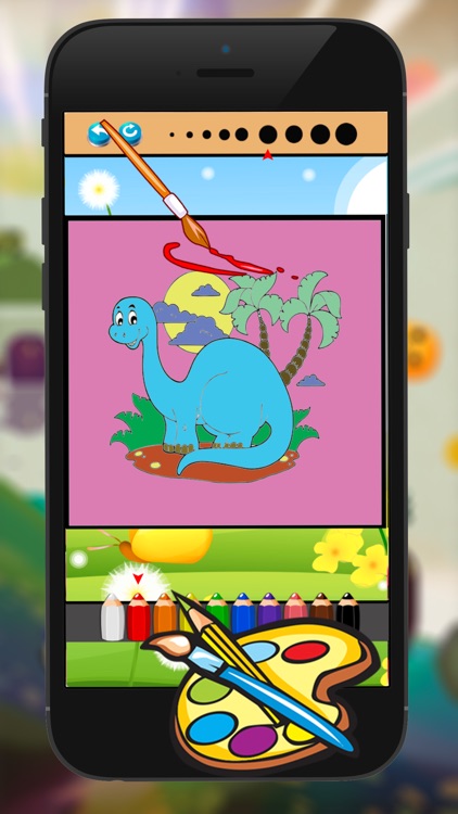 Dinosaur Coloring Book -  Dino Drawing For Good Kid Games screenshot-4