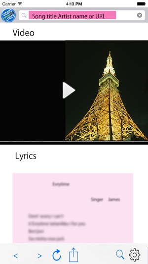 Video Lyrics Search Play and Share(圖2)-速報App