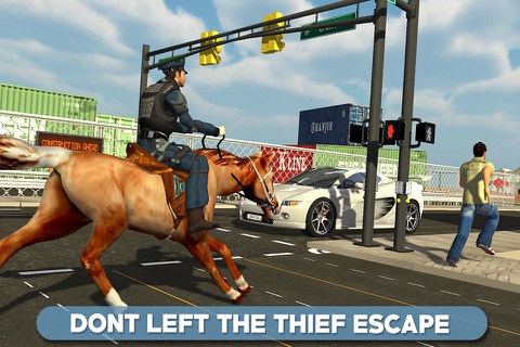 Police Horse Chase 3D - Sheriff Arrest the Thief & Robbers to Control the Town Crime Rate screenshot 4