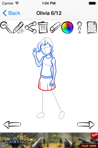 Draw and Paint Lego Friends Version screenshot 2