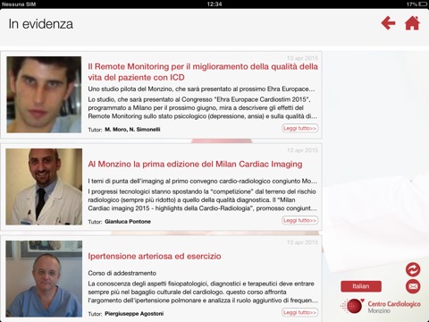 iMonzino Alumni screenshot 2