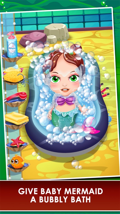 Mermaid Mommy's New Born Baby Doctor - my newborn salon & make-up games for kids 2 screenshot-4