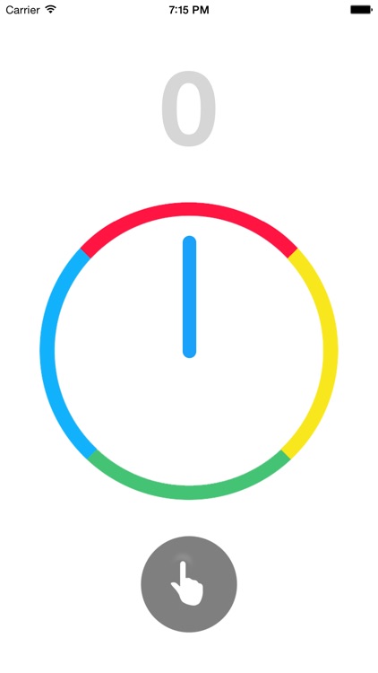 Crazy Spin Colors : impossible rotating dial for brain reflex challenge