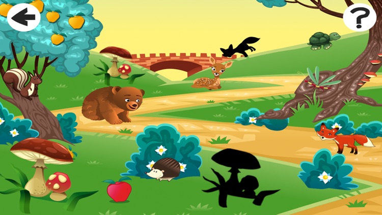 Animals of the Forest Shadow Game: Learn and Play for Children screenshot-4