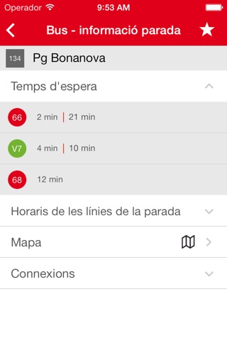 TMB App (Metro Bus Barcelona) screenshot 3