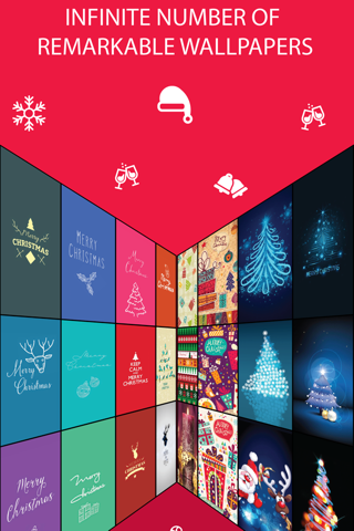Christmas Wallpaper ® - Beautiful HD Xmas, santa claus, ornaments, design, themes, frames, shelves & backgrounds screenshot 4