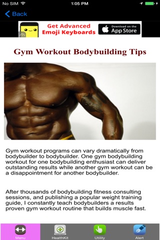 Bodybuilding For Beginners screenshot 2