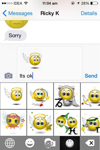 Selfie Keyboard screenshot 4