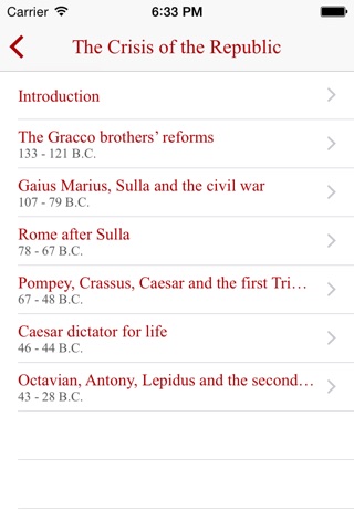 Roman Empire History screenshot 2