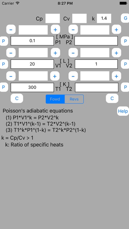 Adiabatic Calculator Mini