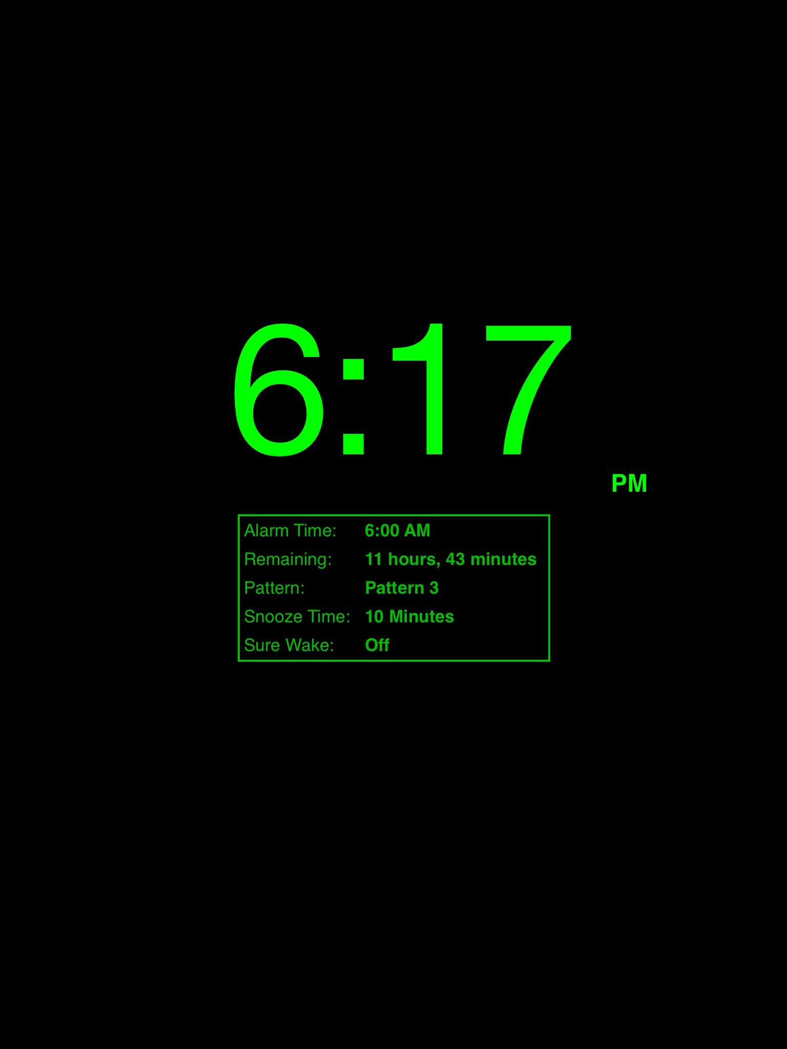 Progressive Alarm Clock for iPad screenshot 2