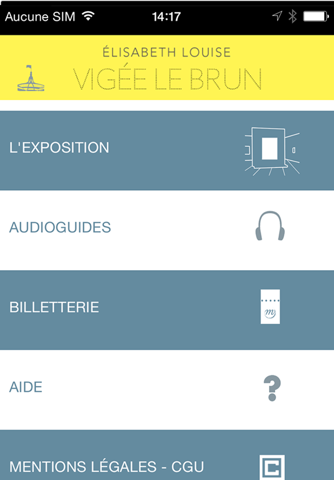 Élisabeth Vigée Le Brun, l'Application officielle de l'exposition screenshot 2