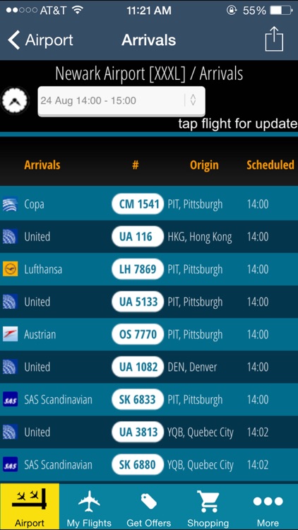 Newark Airport (EWR) Flight Tracker screenshot-2