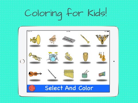 Drawing for children with Musical Instruments screenshot 4
