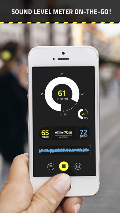 dB Decibel Meter Pro - noise level measurment tool Screenshot 1